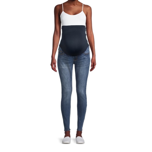 Maternity Skinny Jeans with Full Panel - Picture 4 of 6